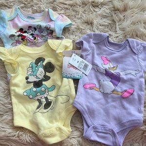 NWT 3 Disney baby shirts size newborn